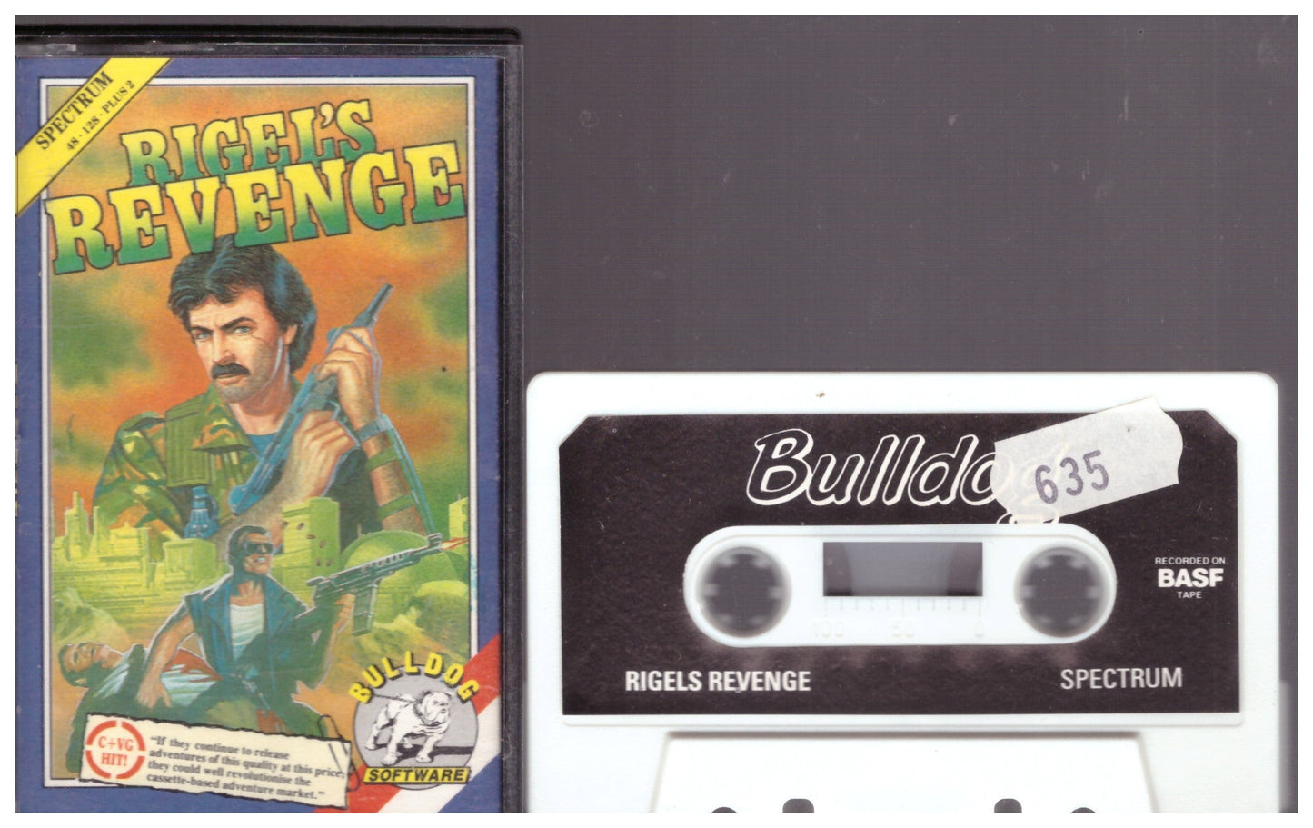 Rigel’s Revenge ZX Spectrum Game by Bulldog Software