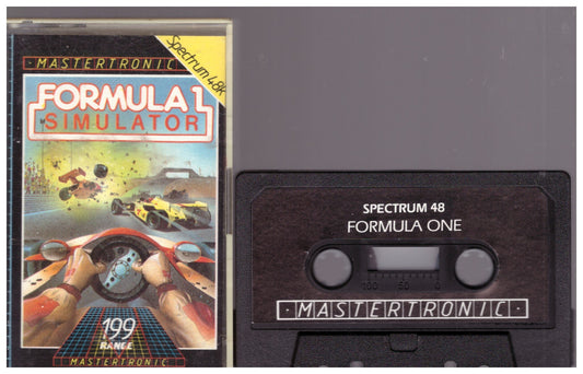 Formula 1 Simulator ZX Spectrum retro video game from Mastertronic