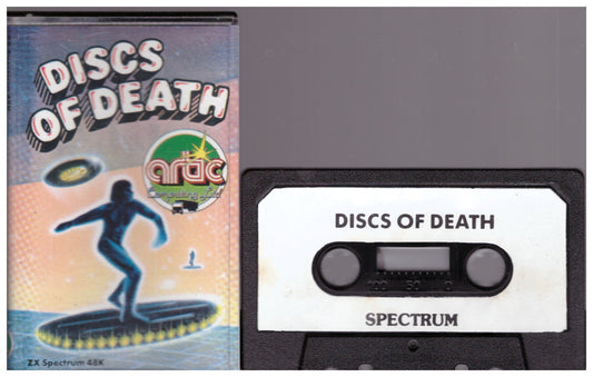 Discs Of Death ZX Spectrum, retro ZX Spectrum game, vintage 8-bit game