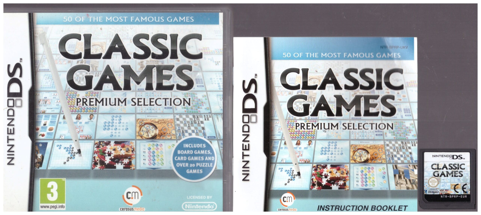 Classic Games Premium Selection for Nintendo DS – Cerasus.Media