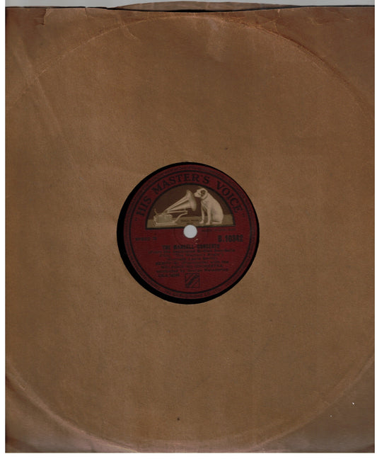 Original Semprini HMV 78 RPM Record B.10342 The Mansell Concerto Mediterranean Concerto UK Pressing