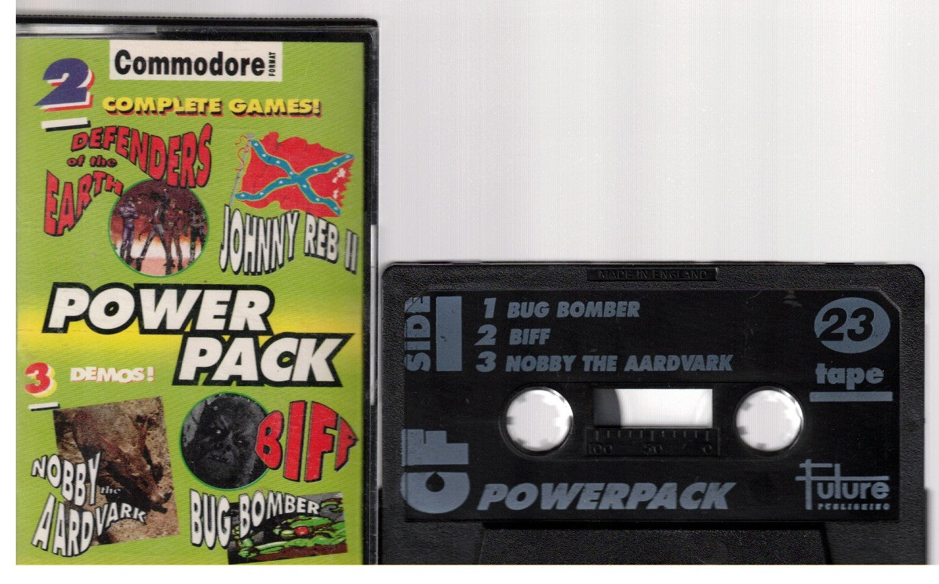 Commodore Format Power Pack 23 August 1992 vintage computer covertape