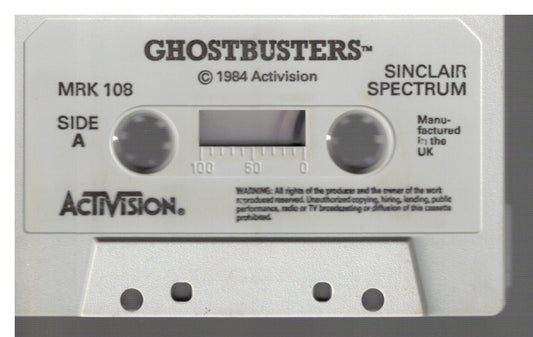 Ghostbusters Tape Only for ZX Spectrum from Activision (MRK 108)
