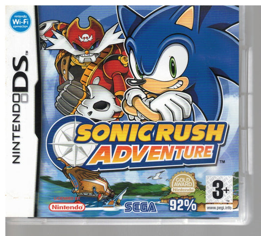 Sonic Rush Adventure Nintendo DS complete UK version