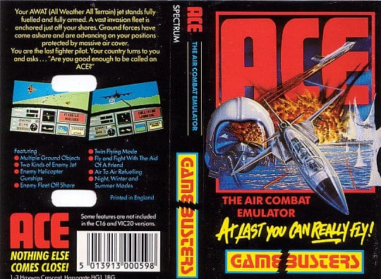 ACE retro video game for ZX Spectrum by Gamebusters