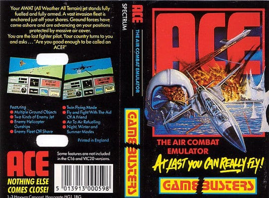 ACE retro video game for ZX Spectrum by Gamebusters