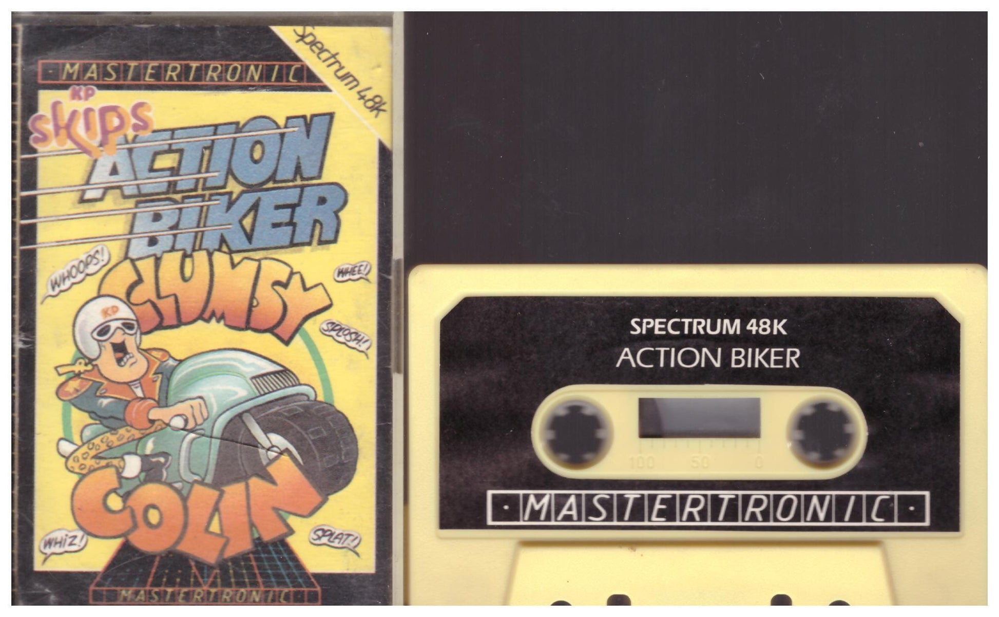 Action Biker Featuring Clumsy Colin for ZX Spectrum from Mastertronic
