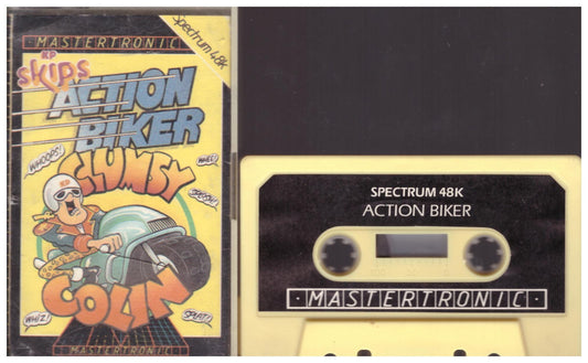 Action Biker Featuring Clumsy Colin for ZX Spectrum from Mastertronic