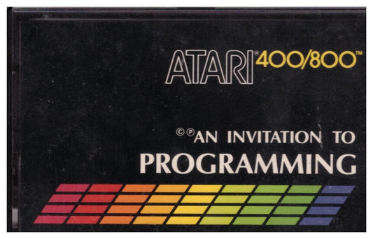 An Invitation To Programming for Atari 8-Bit Computers from Atari (CX-4101)
