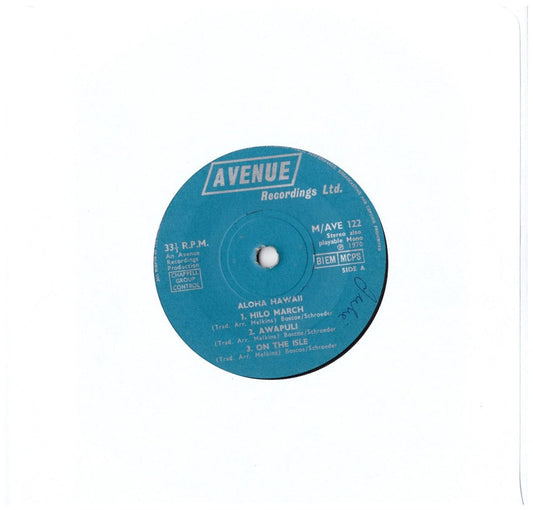 Buy Aloha Hawaii vinyl EP from Avenue Recordings