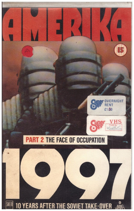 Amerika Part 2: The Face Of Occupation VHS from Sheer Entertainment (3002)