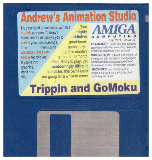 Amiga Computing Issue 38 July 1991 Coverdisk
