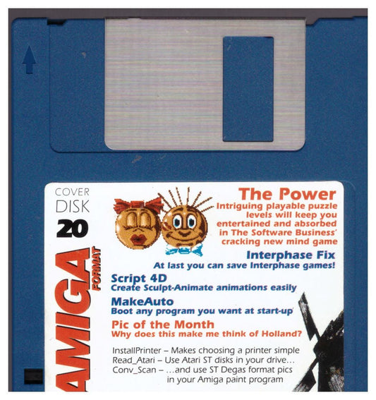 Amiga Format 20 March 1991 coverdisk for Commodore Amiga computer