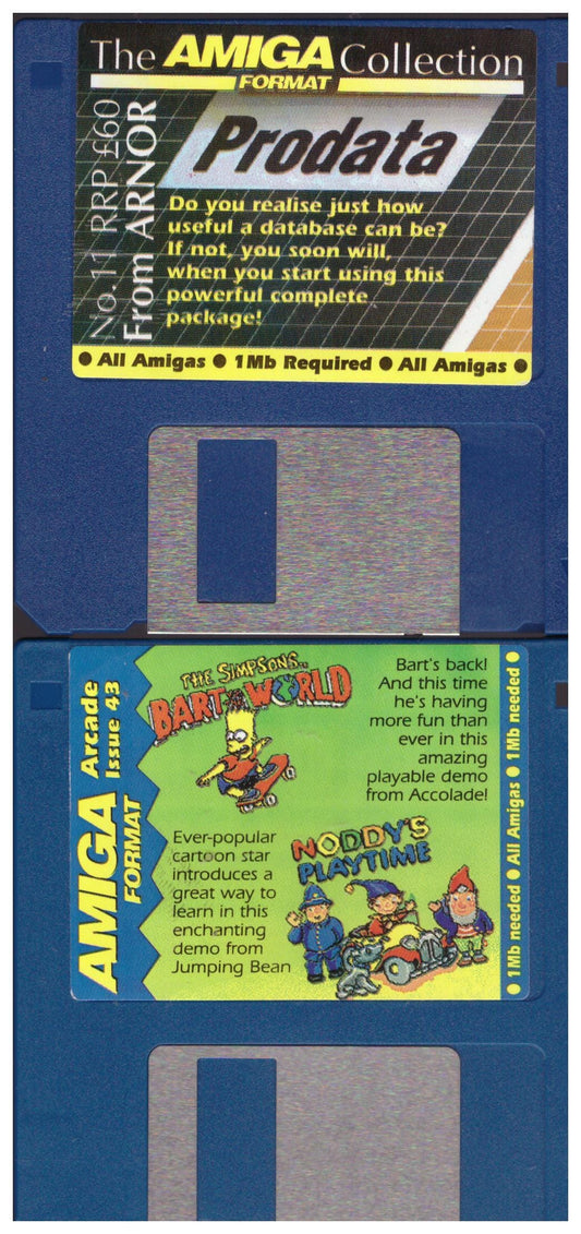 Amiga Format Issue 43 February 1993 Coverdisks for Commodore Amiga