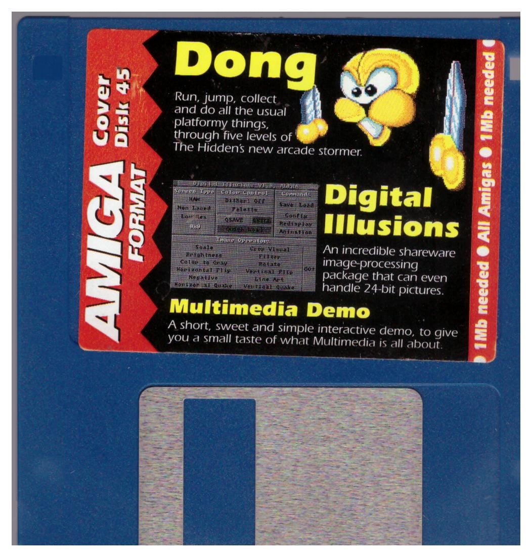 Amiga Format Issue 45 April 1993 Coverdisk for Commodore Amiga