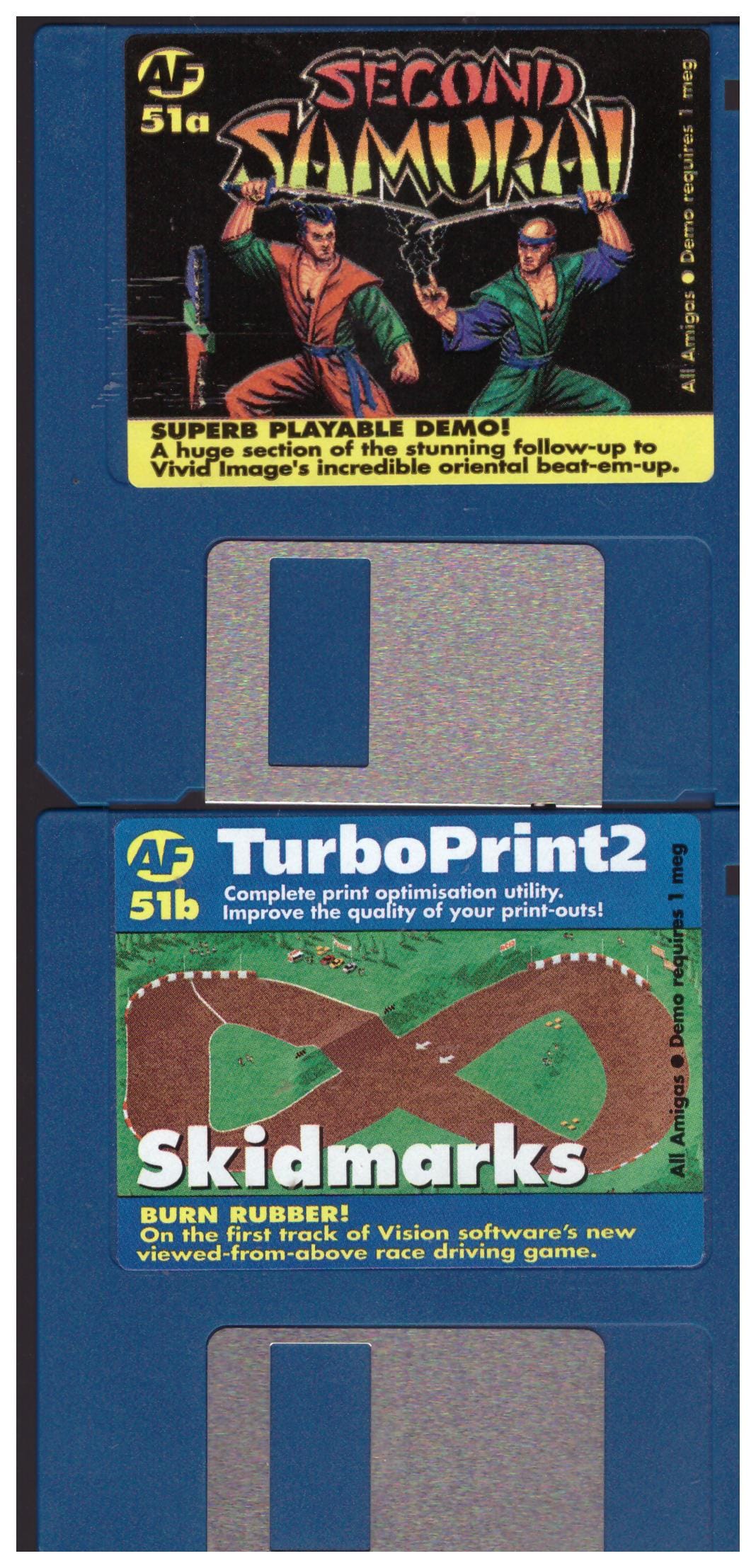 Amiga Format Issue 51 October 1993 Coverdisks for Commodore Amiga
