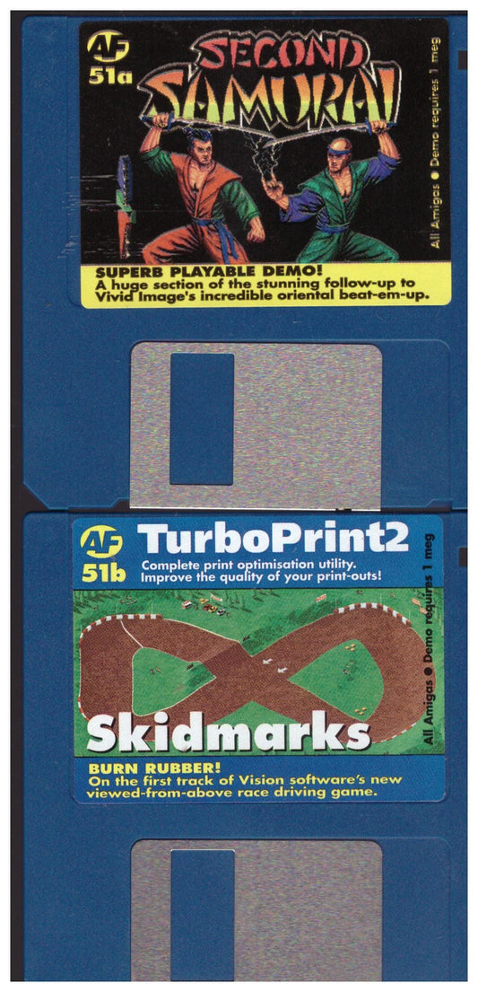 Amiga Format Issue 51 October 1993 Coverdisks for Commodore Amiga