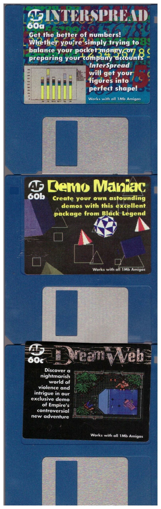 Amiga Format Issue 60 June 1994 Coverdisks for Commodore Amiga