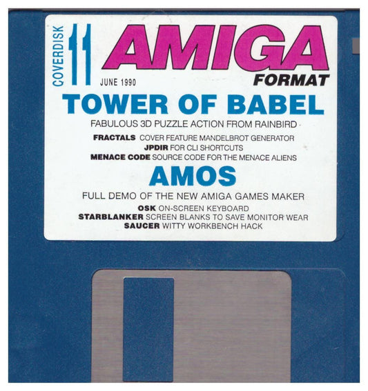 Amiga Format No.11 June 1990 Coverdisk