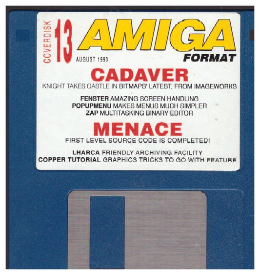 Amiga Format No.13 August 1990 Coverdisk
