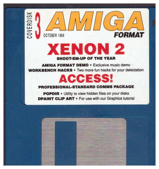 Amiga Format No.3 October 1989 Coverdisk