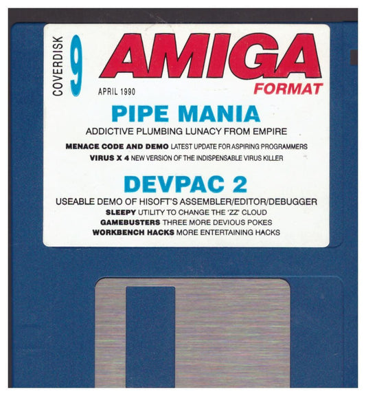 Amiga Format No.9 April 1990 Coverdisk