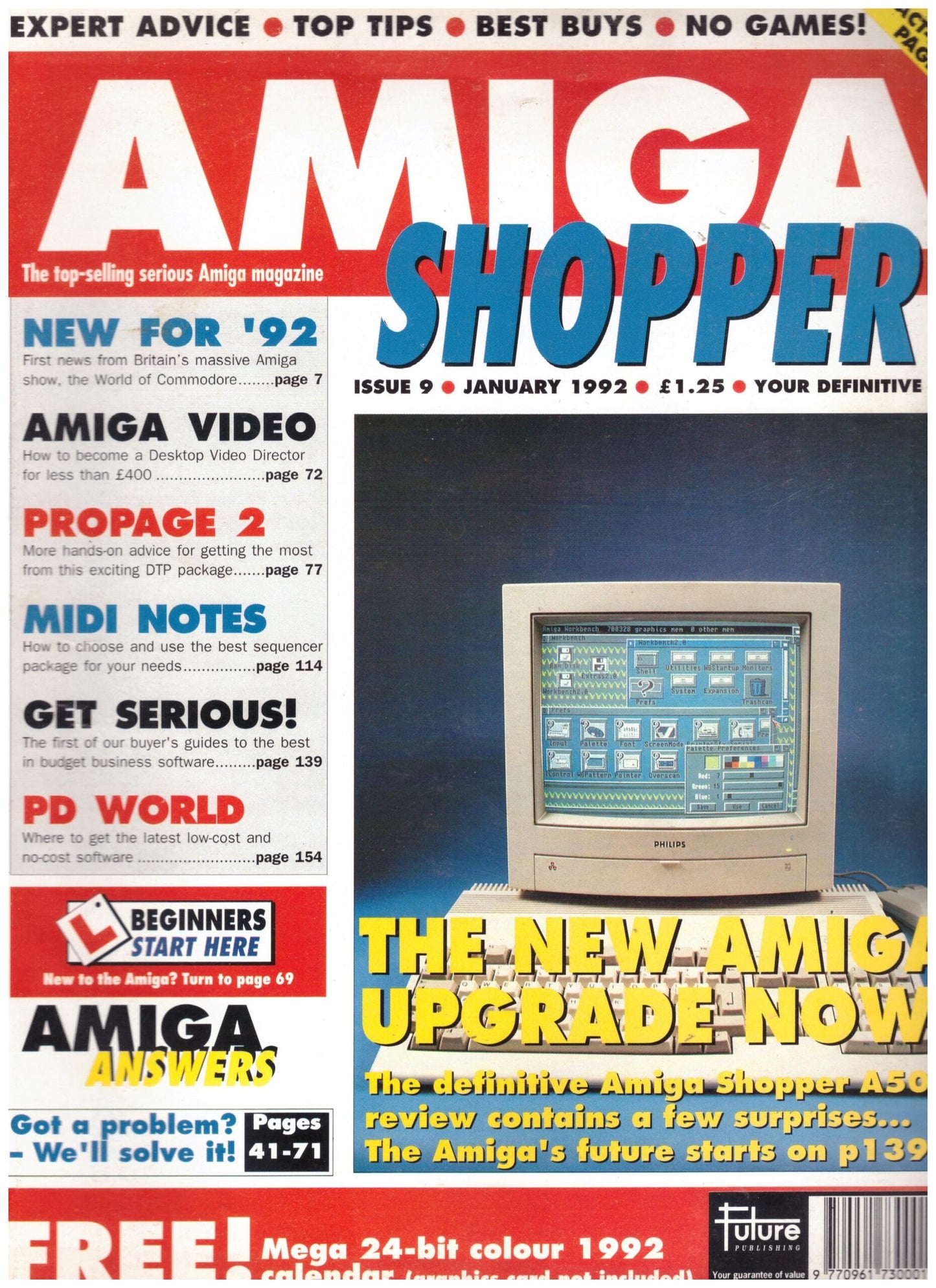 Amiga Shopper Issue 9 January 1992 Magazine