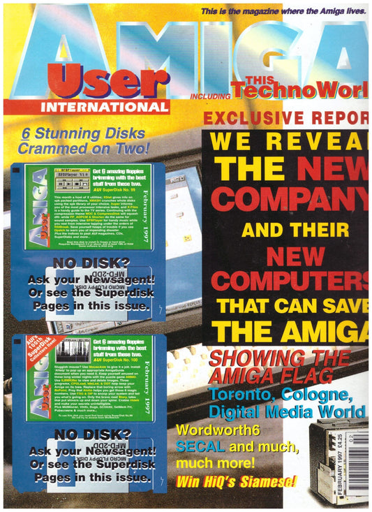 Amiga User International February 1997 Magazine