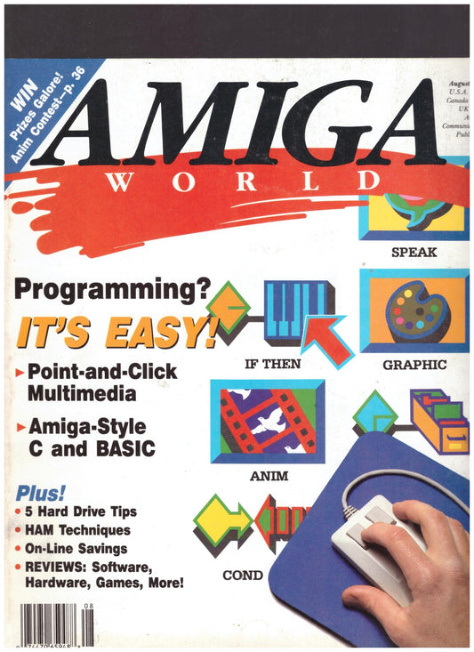 Amiga World Vol 6 Num 8 Aug 1990 Magazine