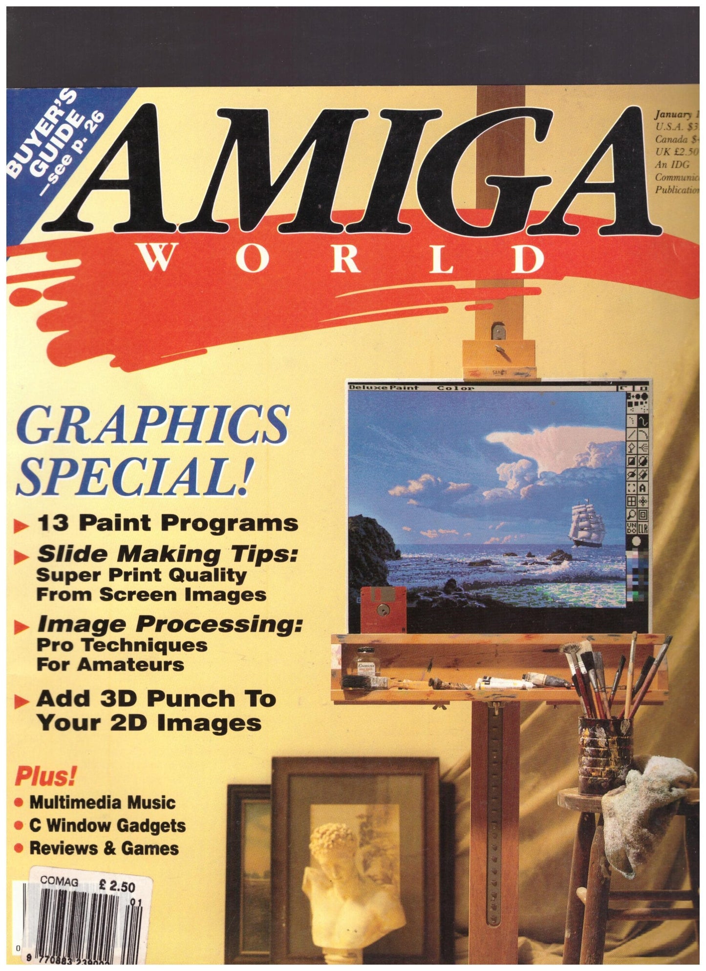 Amiga World Vol 7 Num 1 Jan 1991 Magazine