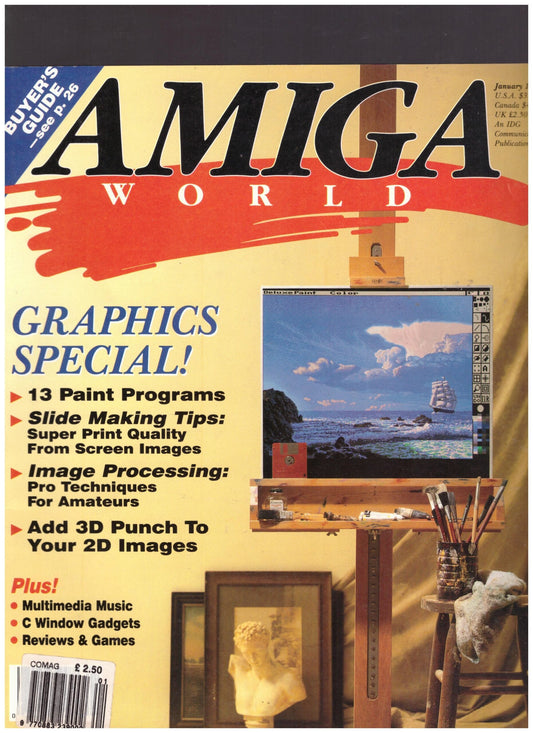 Amiga World Vol 7 Num 1 Jan 1991 Magazine