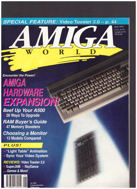 Amiga World Vol 8 Num 6 Jan 1992 Magazine