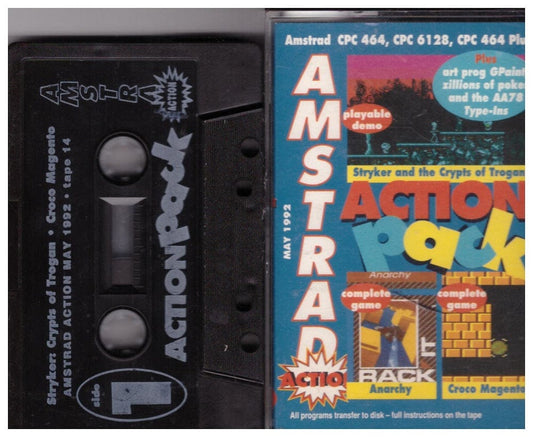 Amstrad Action 14 May 92 Covertape for Amstrad CPC