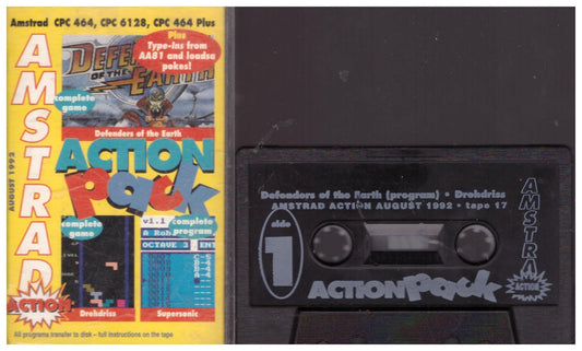 Amstrad Action 17 Aug 92 Covertape for Amstrad CPC