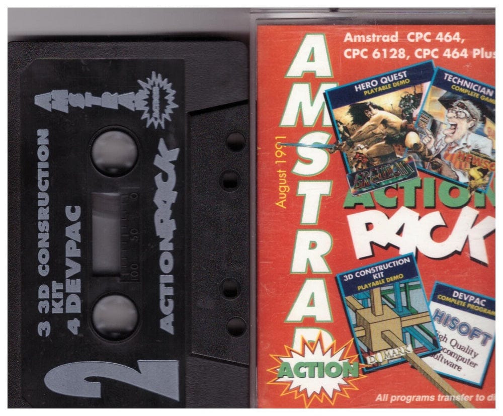 Amstrad Action #5 Magazine Covertape