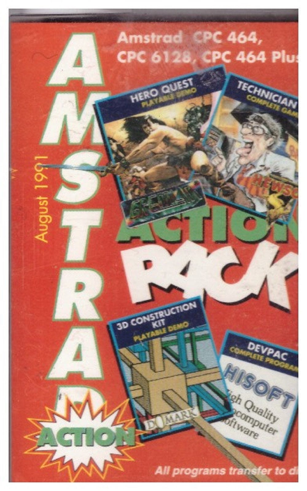Amstrad Action Issue 71/August 1991 Magazine & Covertape