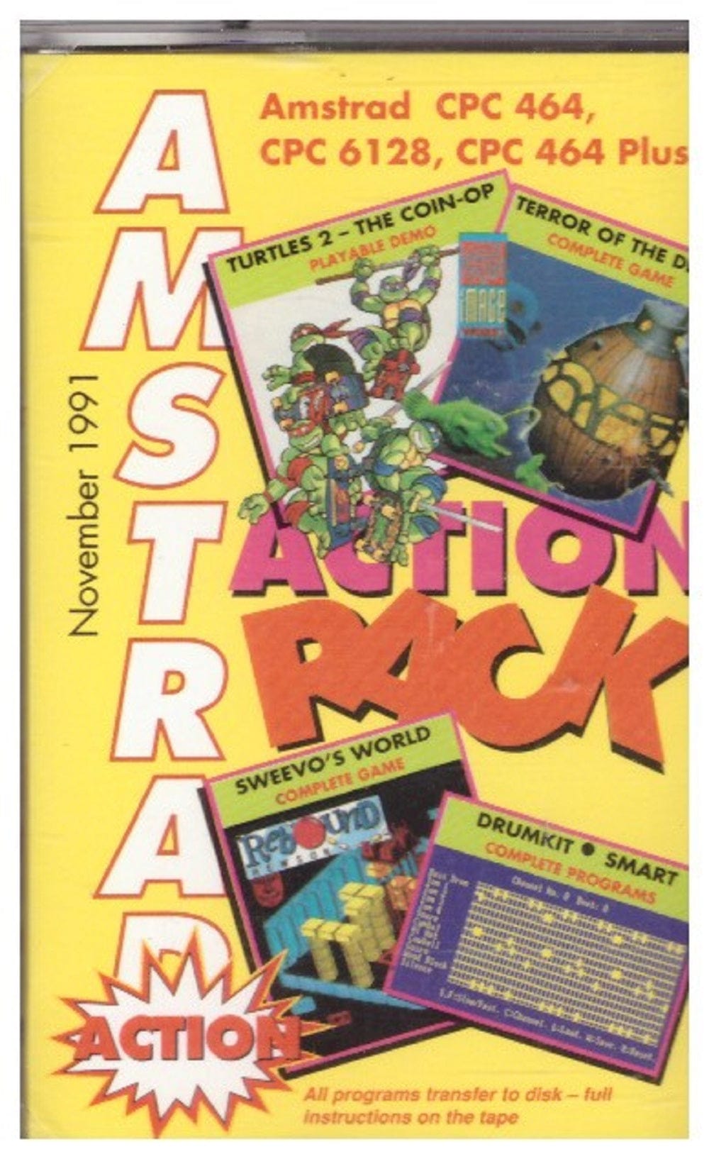 Amstrad Action Issue 74/November 1991 Magazine & Covertape