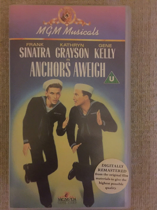 Anchors Aweigh on VHS from MGM Musicals (PES 50309)