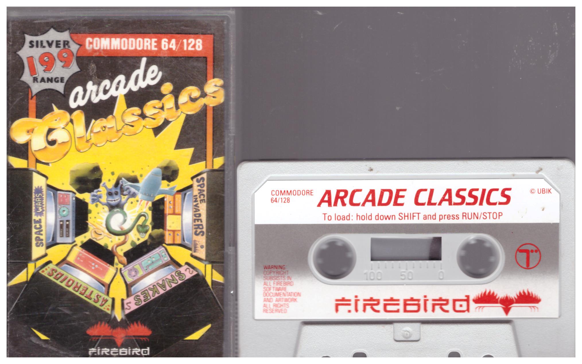 Arcade Classics for Commodore 64 from Firebird – Retro Games And Films
