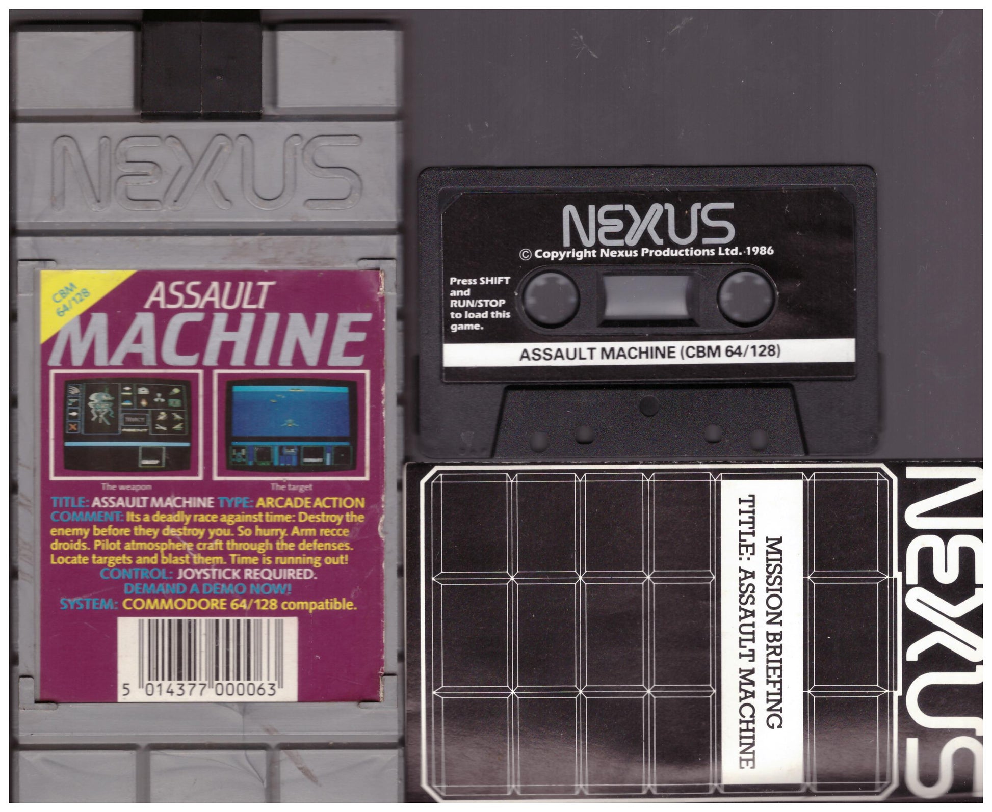 Assault Machine for Commodore 64 from Nexus