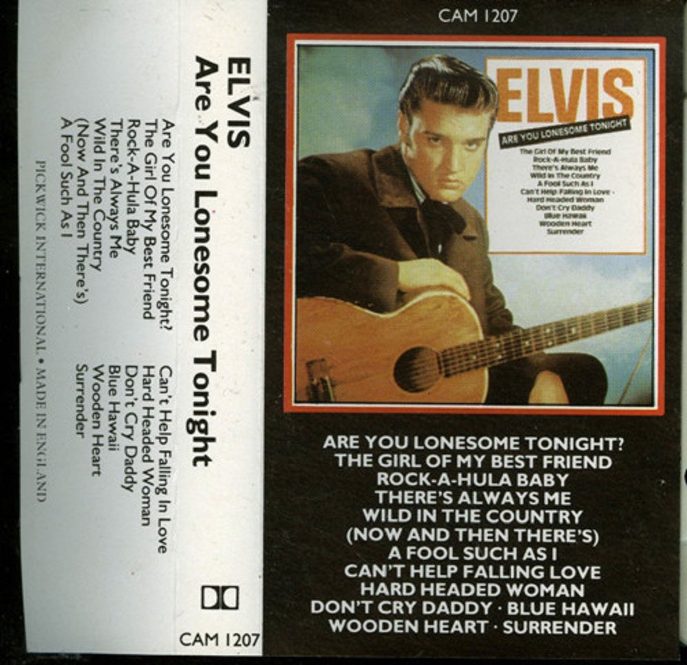 Are You Lonesome Tonight by Elvis Presley from Camden on Cassette (CAM 1207)