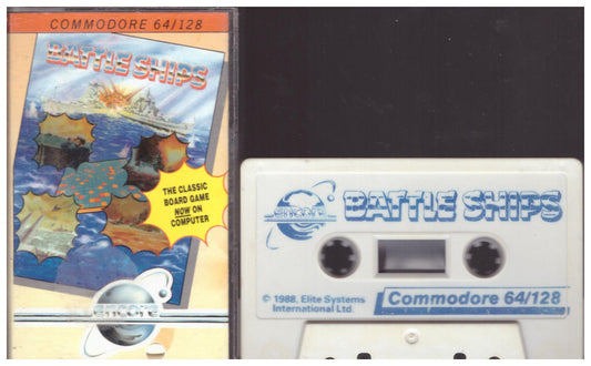 Battle Ships for Commodore 64 from Encore
