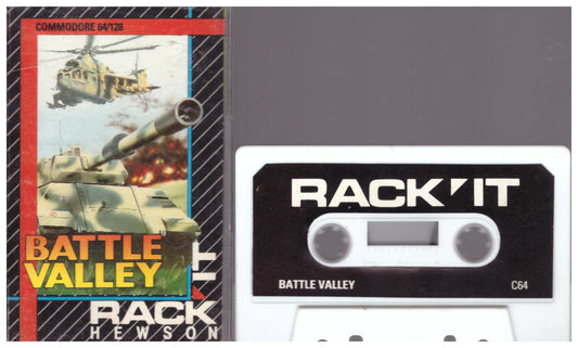 Battle Valley for Commodore 64 from Rack It/Hewson