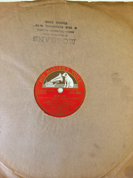 Mario Lanza Be My Love The Bayou Lullaby 10 inch vinyl single RCA Victor record