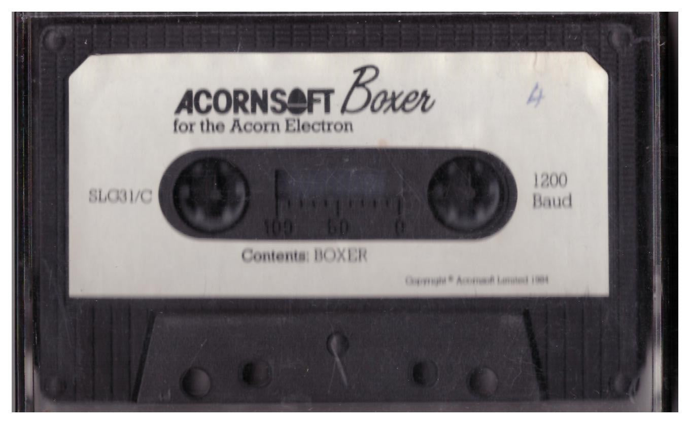 Boxer retro game for Acorn Electron by Acornsoft