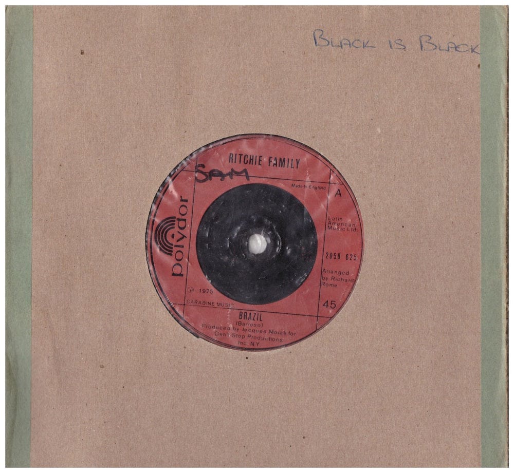 7" 45RPM Brazil/Hot Trip by Ritchie Family from Polydor