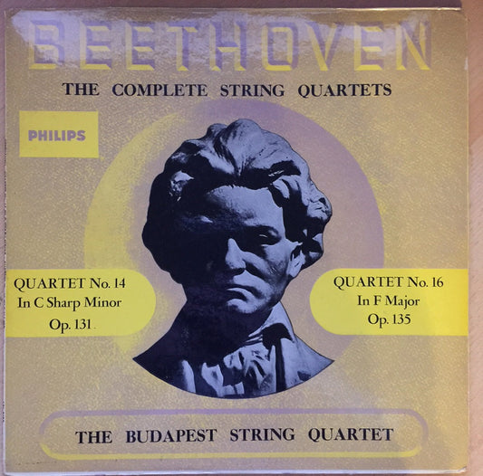 Beethoven: The Complete String Quartets by The Budapest String Quartet from Philips (ABL 3133)