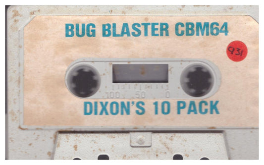 Bug Blaster Tape Only for Commodore 64 from Alligata