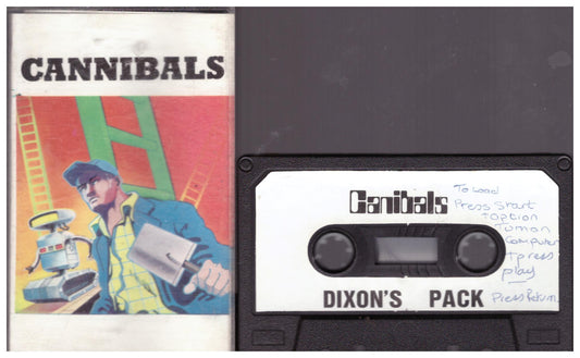 Original Cannibals Game for Atari 8-Bit Computers by Calisto Software