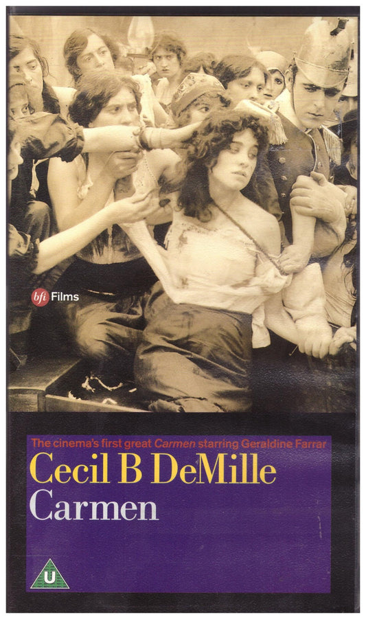 Cecil B DeMille Carmen on VHS from BFI Films (BFIV 026)